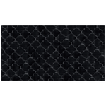 Kunstfellteppich Kaninchen schwarz 80 x 150 cm Shaggy GHARO