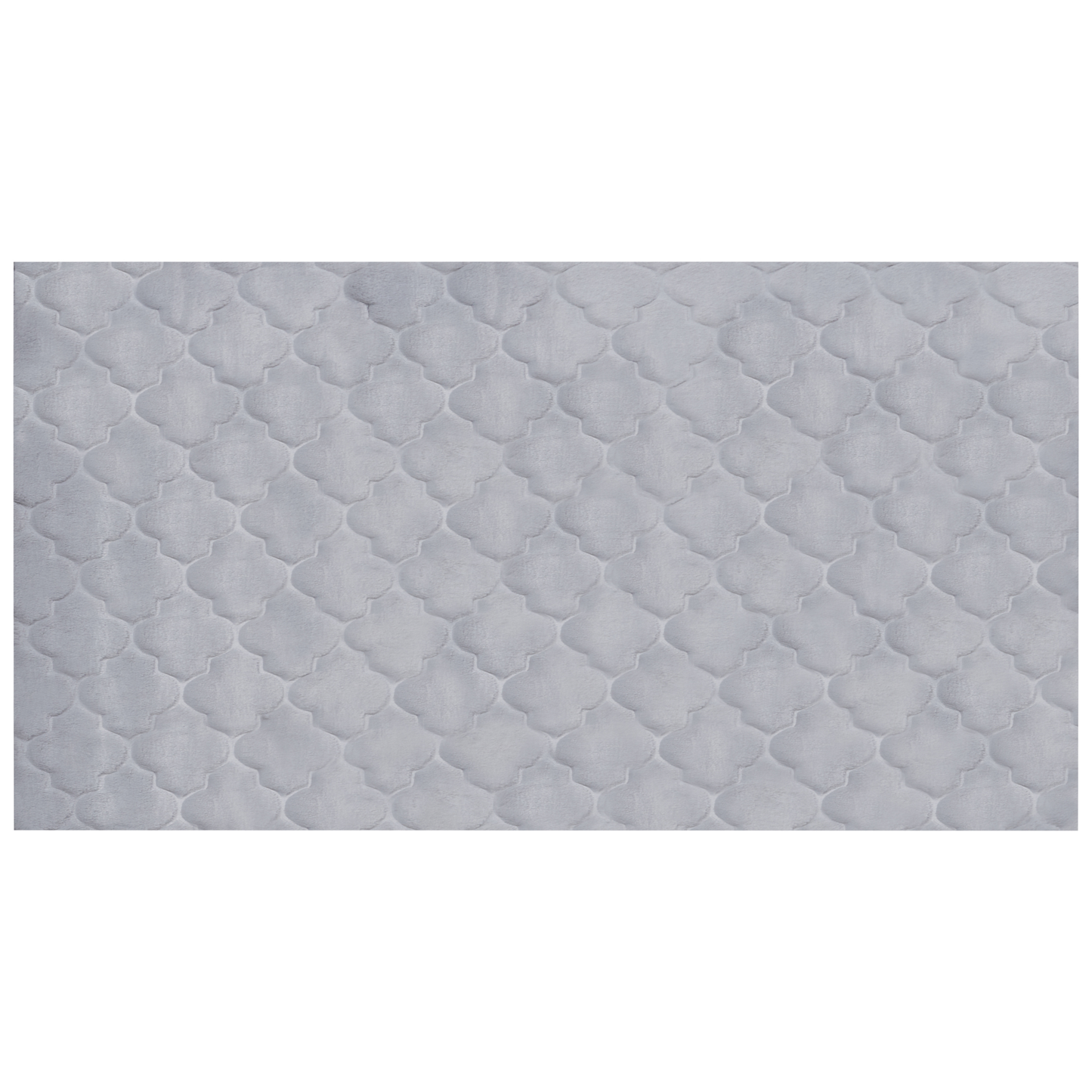 Kunstfellteppich Kaninchen grau 80 x 150 cm Shaggy GHARO