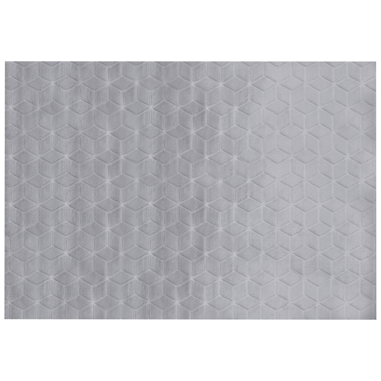 Kunstfellteppich Kaninchen grau 160 x 230 cm Shaggy THATTA