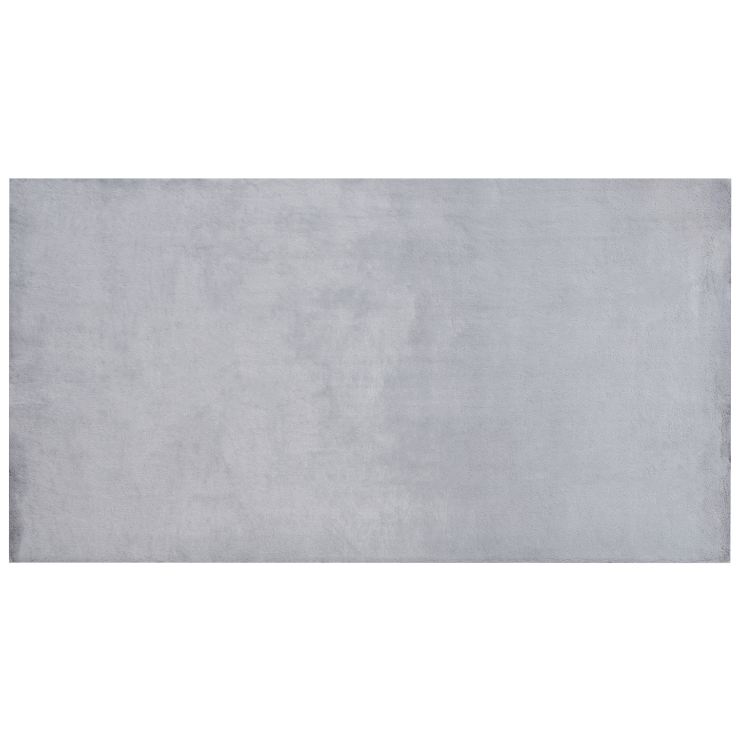 Kunstfellteppich Kaninchen hellgrau 80 x 150 cm MIRPUR