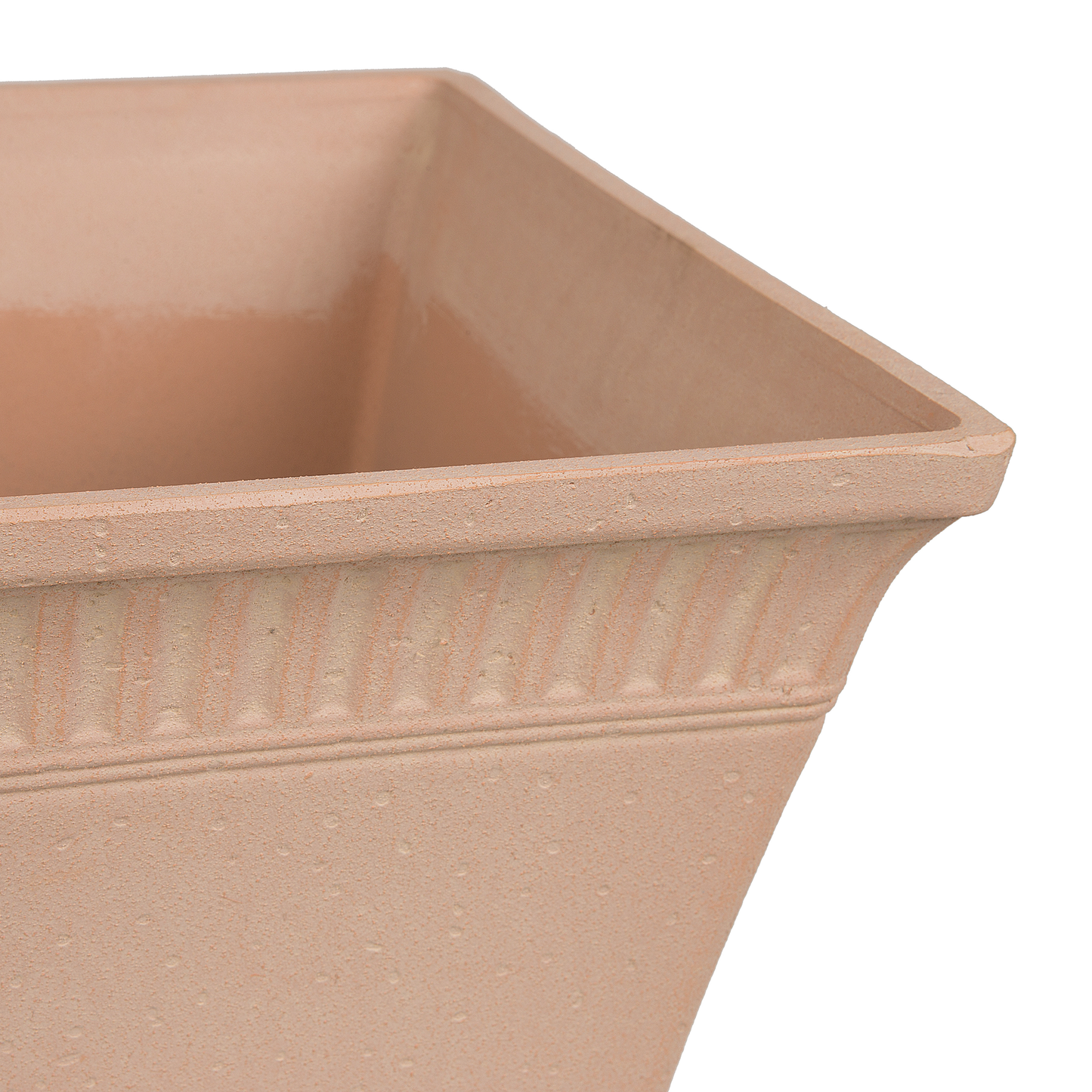 Set mit 2 Blumentöpfen PSATHA Stein 41 cm Pfirsichrosa