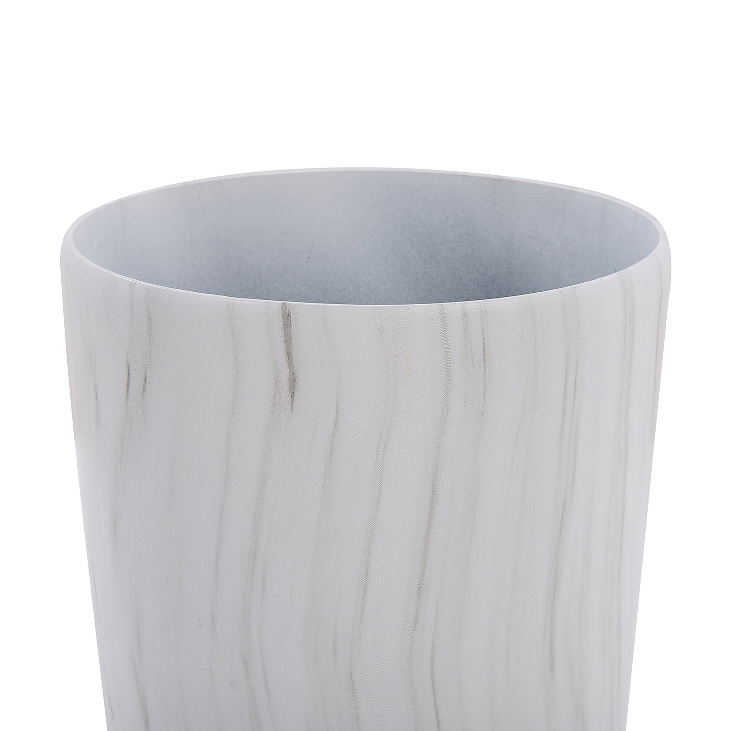 Blumentopf 2er Set weiss Marmor Optik rund 32 x 32 x 58 cm LIMENARI