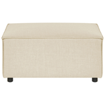 Ottomane APRICA Kunstleinen Beige