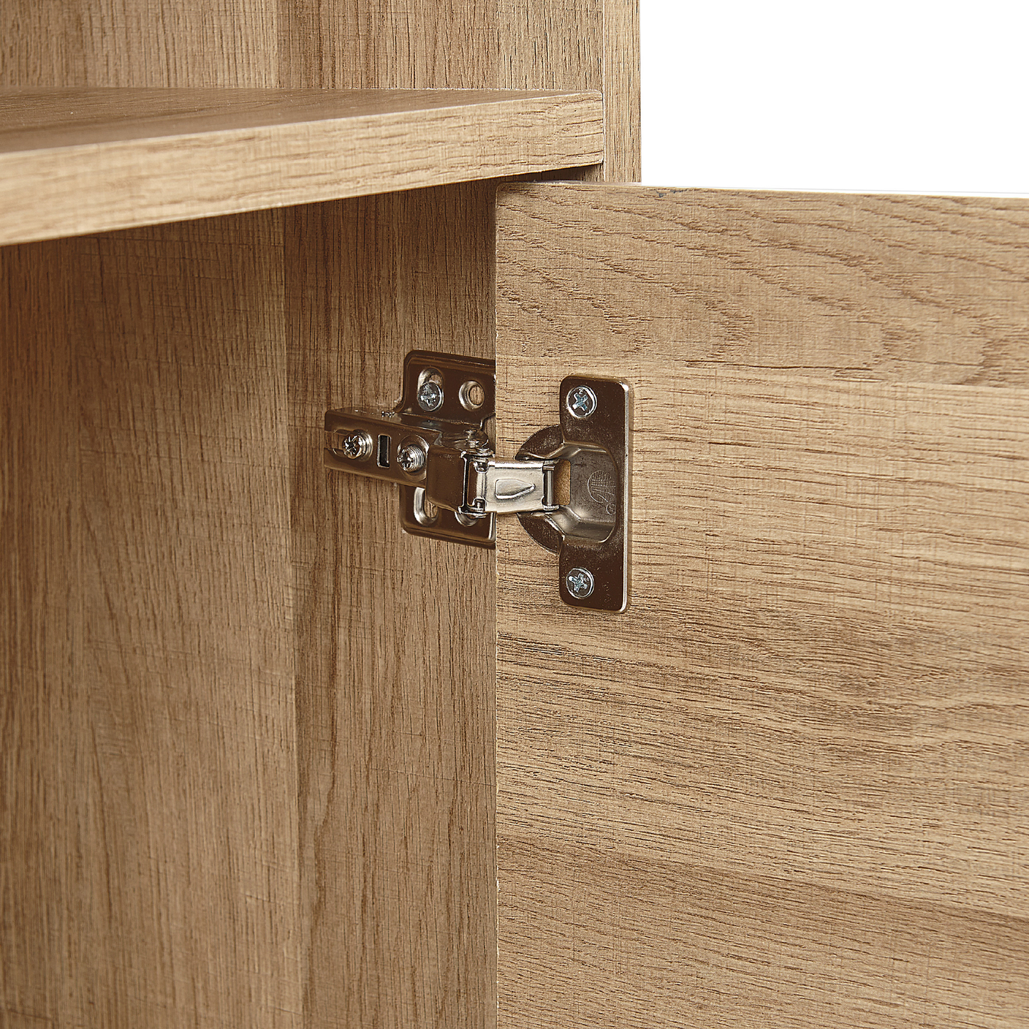 Bücherschrank MOINES 135 cm Braun / Schwarz