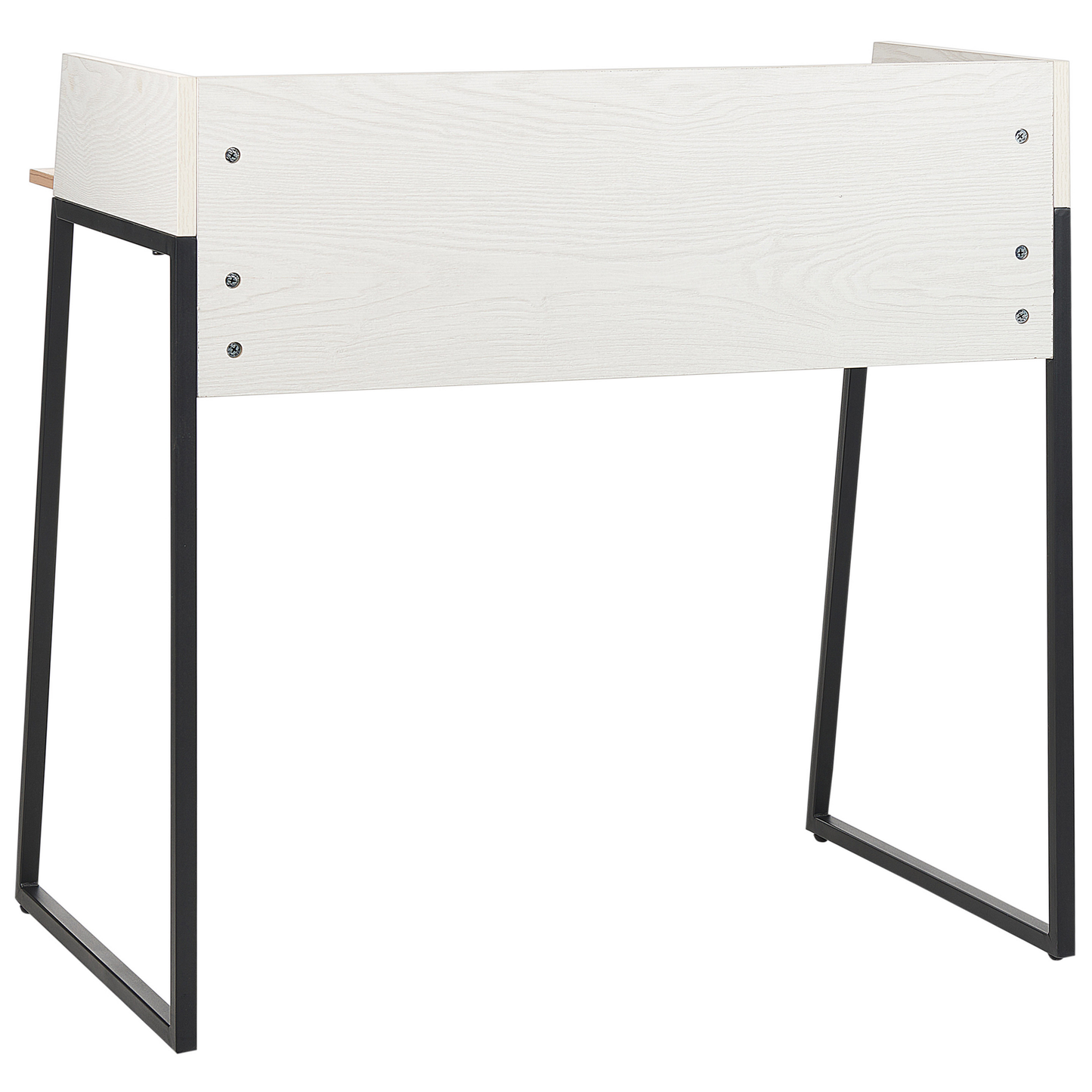 Schreibtisch heller Holzfarbton / weiss 90 x 60 cm ANAH