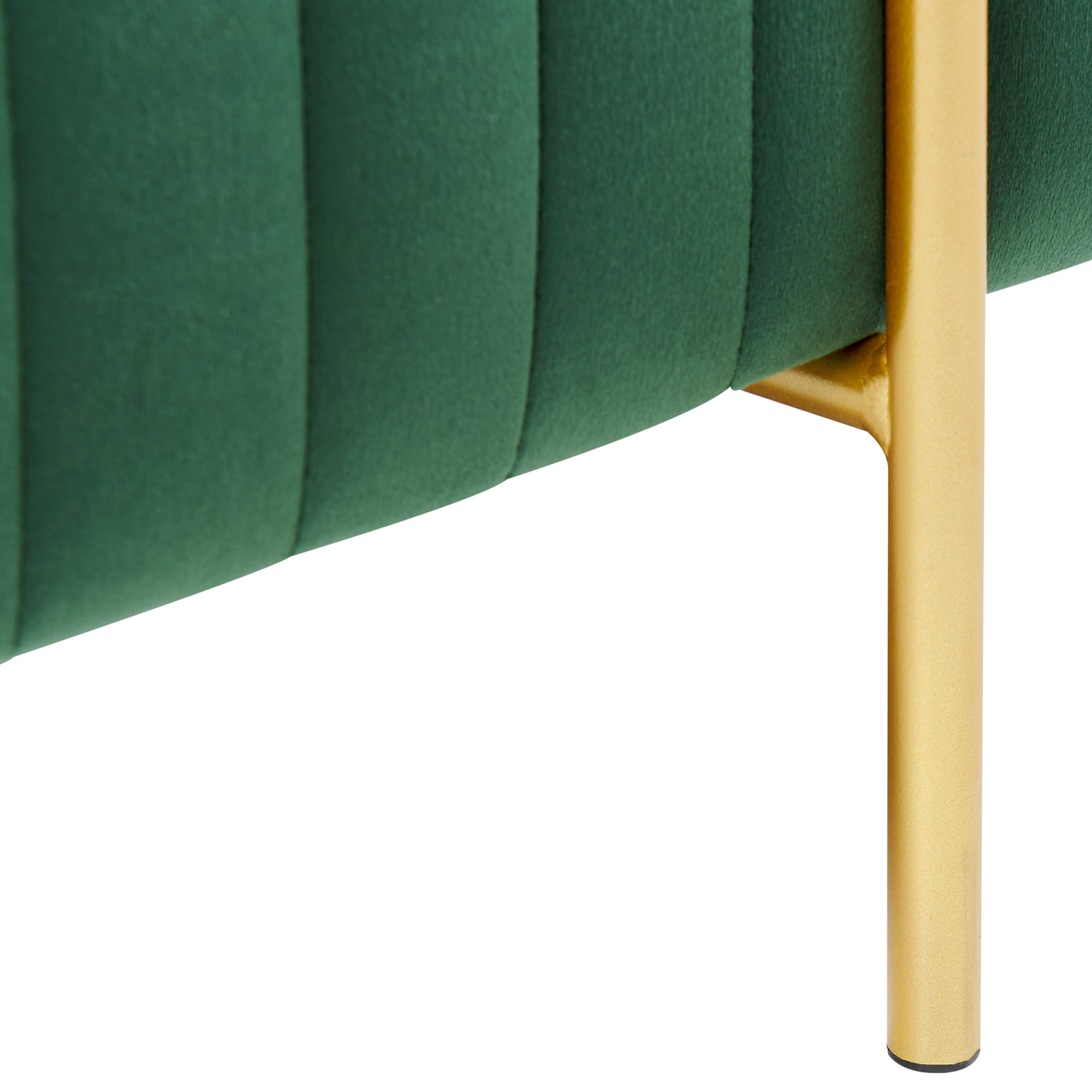 Bettbank Samtstoff grün DAYTON