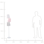 Stehlampe mehrfarbig 164 cm Kegelform RIO GRANDE