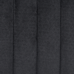 Esszimmerstuhl 2er Set NAVASOTA Samtstoff Schwarz