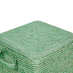 Pouf Jute grün 45 x 45 x 30 cm DHADAR