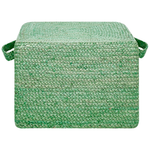 Pouf Jute grün 45 x 45 x 30 cm DHADAR