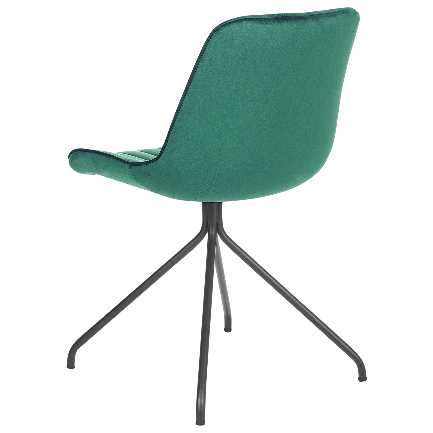 Esszimmerstuhl 2er Set NAVASOTA Samtstoff Smaragdgrün