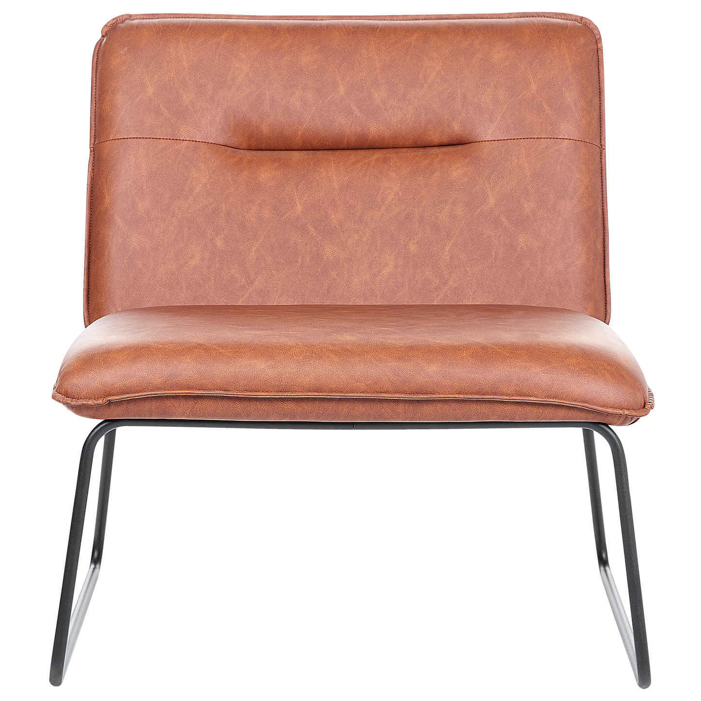 Sessel COTULLA Kunstleder Braun