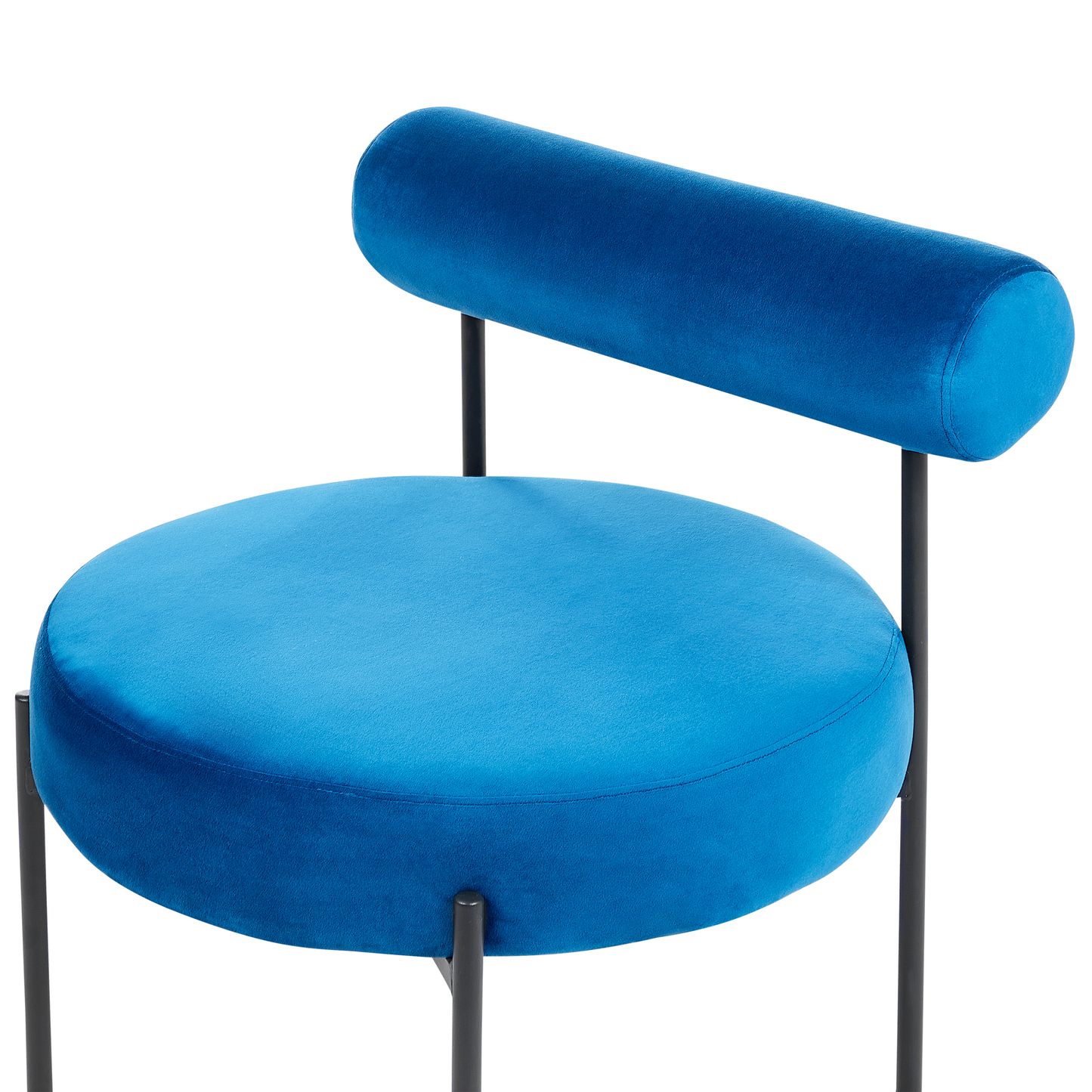 Sessel ALPHA Samtstoff Marineblau