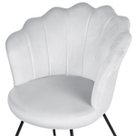 Sessel LOVELOCK Samtstoff Grau