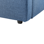Bett mit Stauraum Stoff DREUX 140 x 200 cm Blau