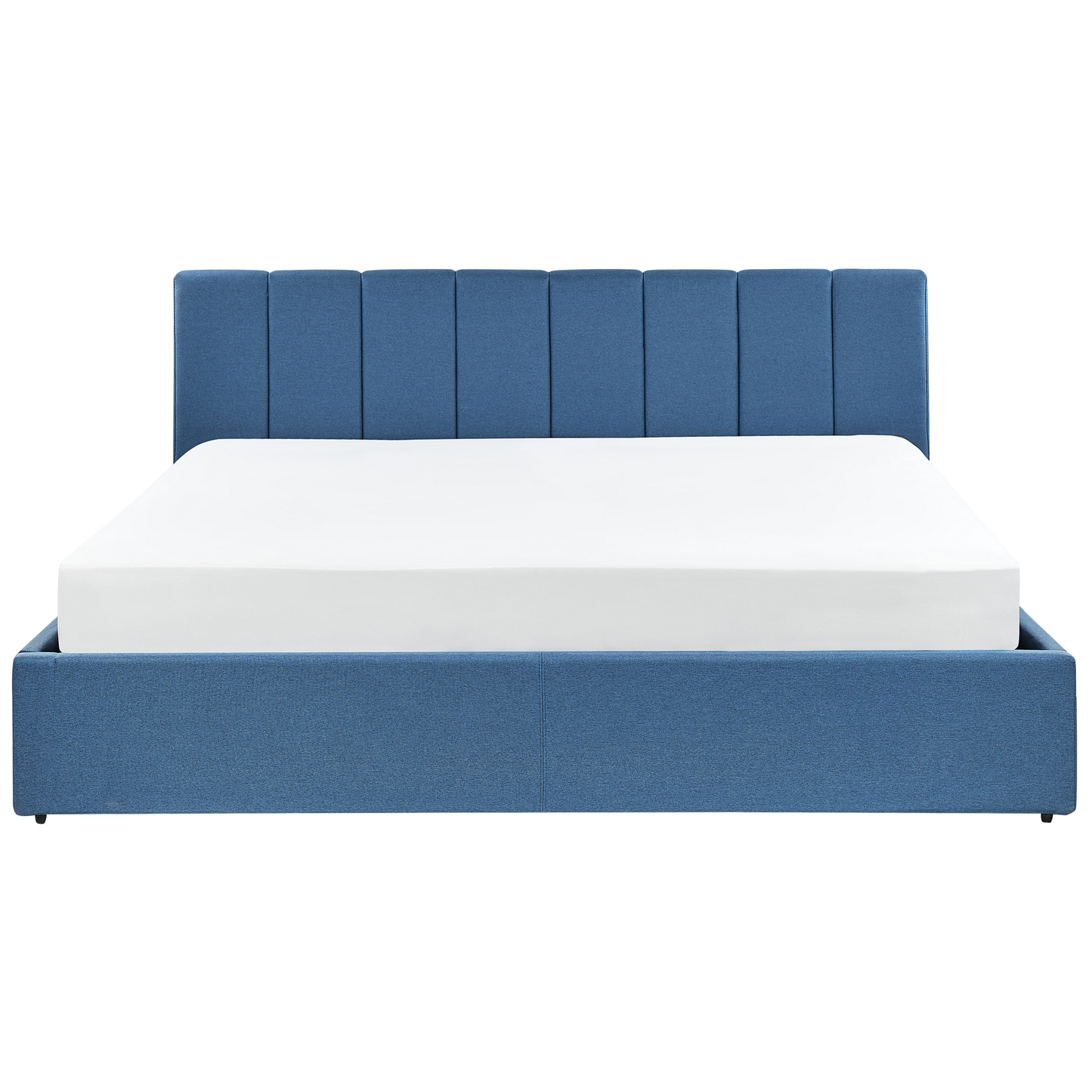 Bett mit Stauraum Stoff DREUX 180 x 200 cm Blau
