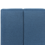 Bett mit Stauraum Stoff DREUX 180 x 200 cm Blau