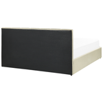 Bett mit Stauraum Stoff DREUX 160 x 200 cm Beige