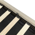 Bett mit Stauraum Stoff DREUX 160 x 200 cm Beige