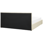 Bett mit Stauraum Stoff DREUX 180 x 200 cm Beige