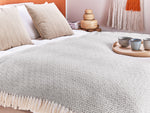 Kuscheldecke MITYAL Baumwolle 125 x 150 cm Taupe