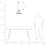 Hängelampe MANTUA Rattan Weiss