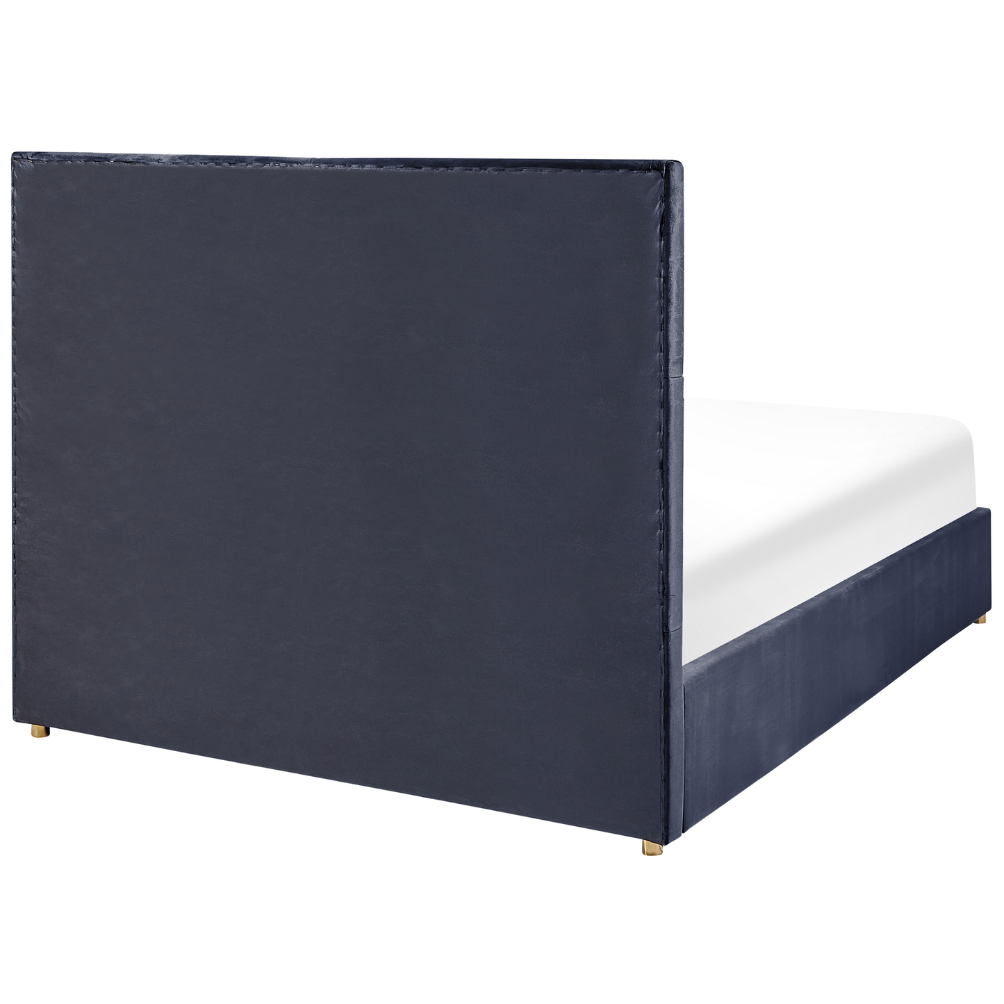 Bett mit Stauraum Samtstoff VERNOYES 140 x 200 cm Schwarz