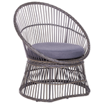 Bistro Set inkl. Kissen MESYNA Polyrattan Taupe