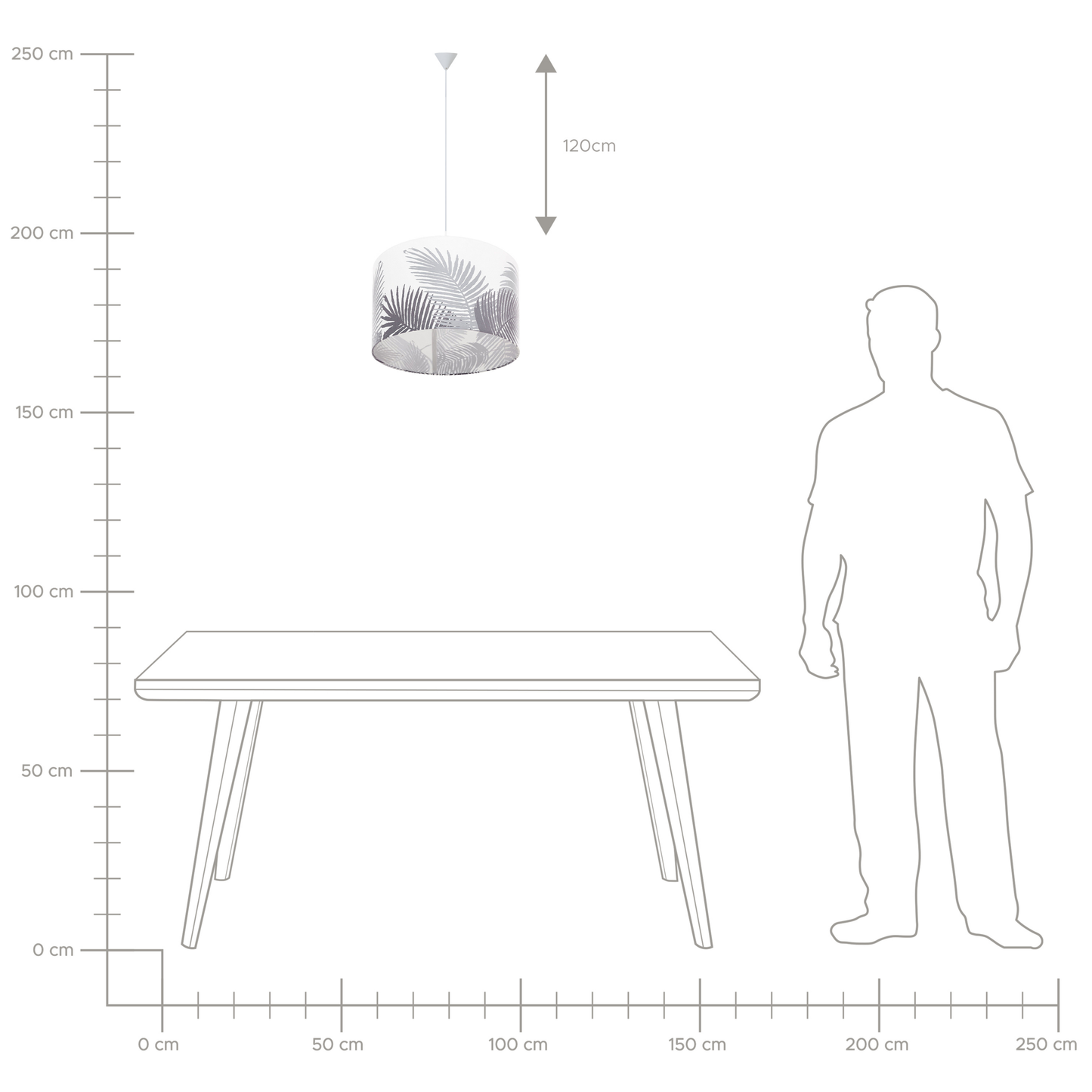 Hängelampe ZILLER Weiss