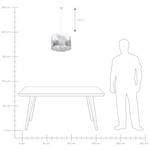 Hängelampe ZILLER Weiss