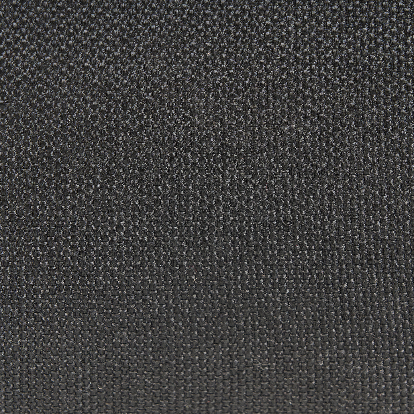 Pouf Leinenoptik schwarz 50 x 50 x 30 cm MUKKI