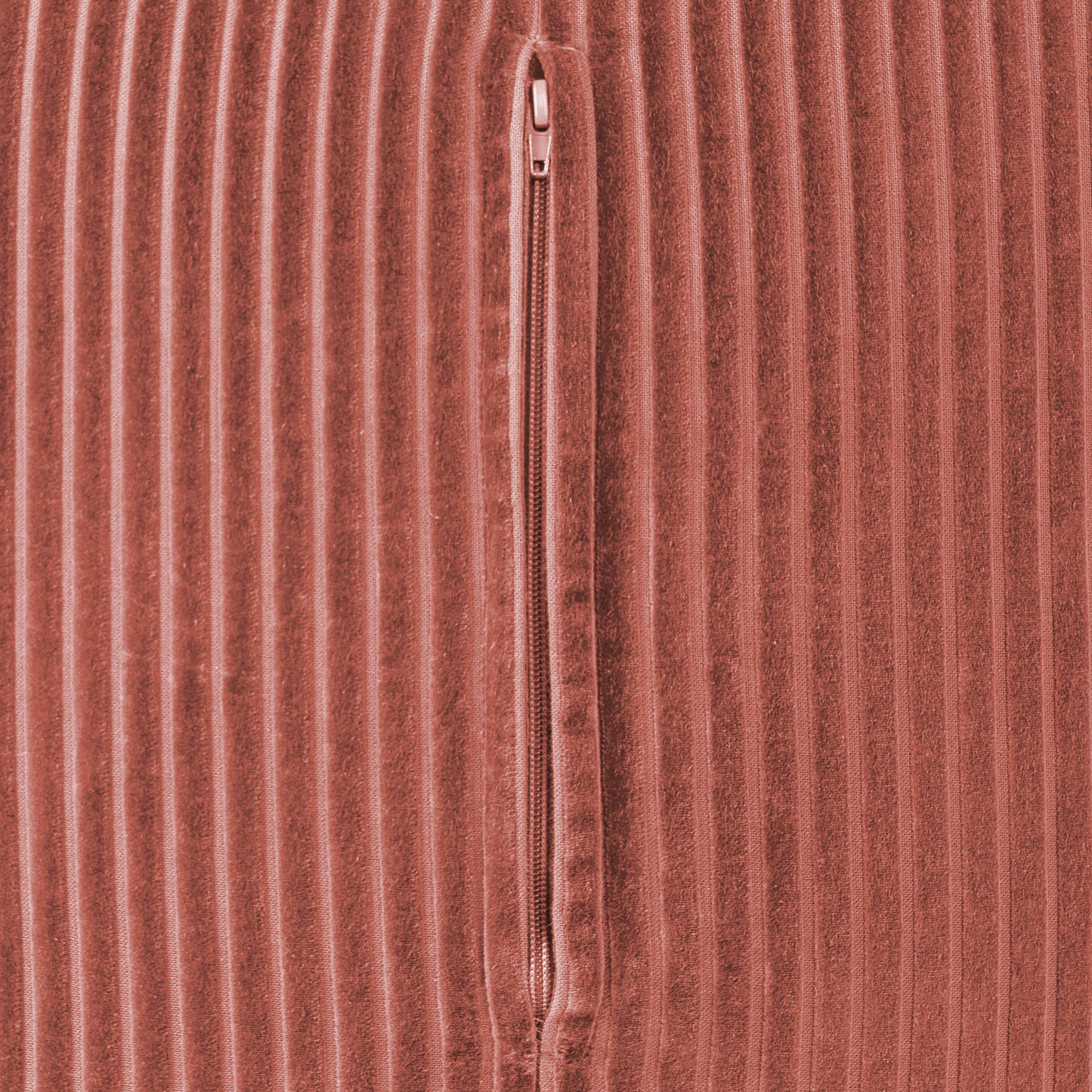 Pouf Cord hellrot 50 x 50 x 30 cm MUKKI