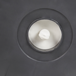 Beistelltisch mit Kühlfunktion schwarz rund ⌀ 48 cm SILG