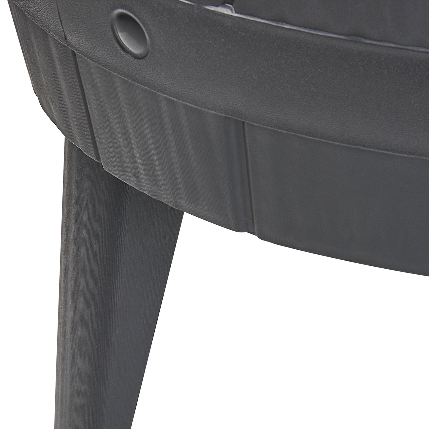 Beistelltisch mit Kühlfunktion schwarz rund ⌀ 48 cm SILG