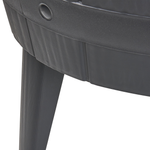 Beistelltisch mit Kühlfunktion schwarz rund ⌀ 48 cm SILG