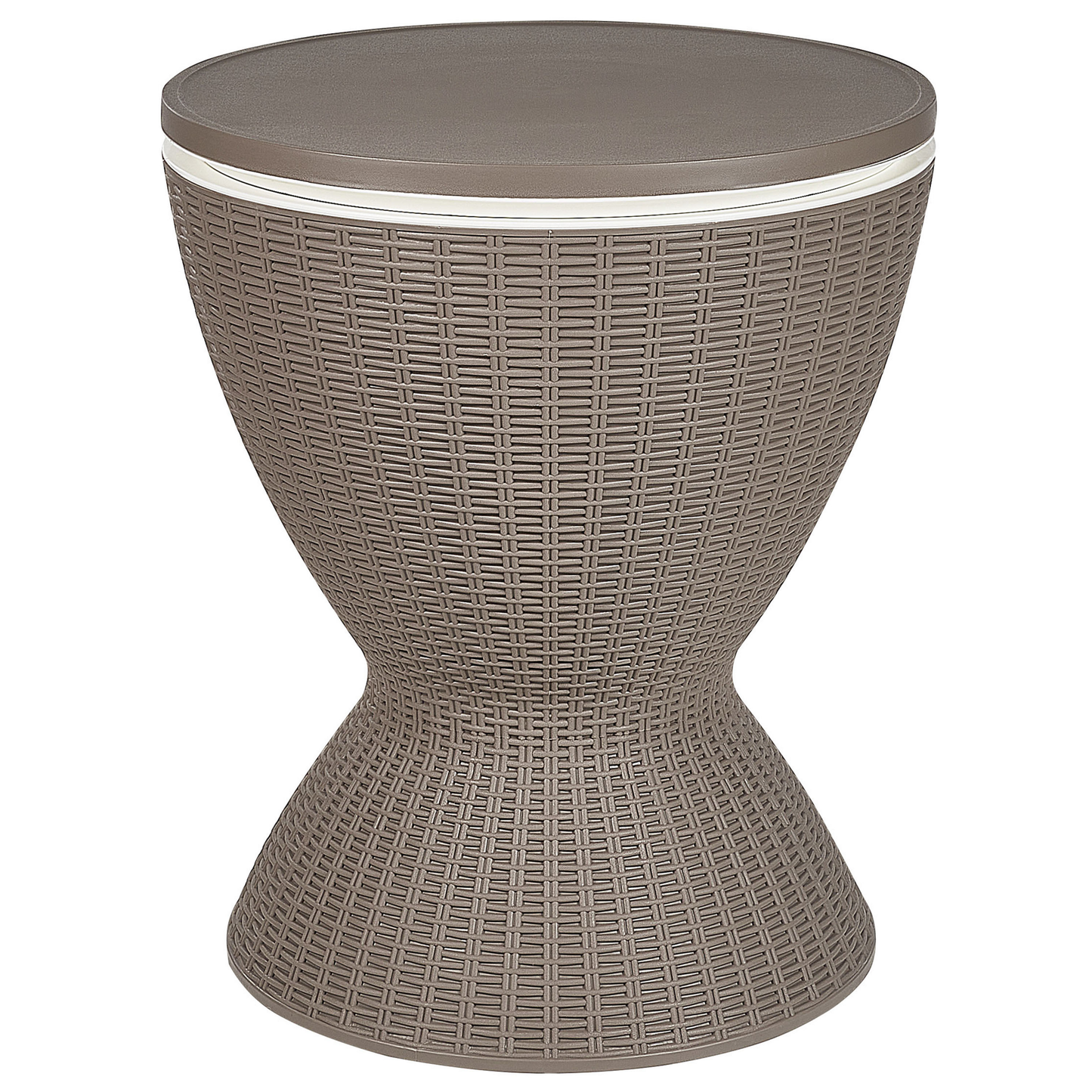 Kühlbar AISA 49 cm 49 cm Holzoptik Taupe