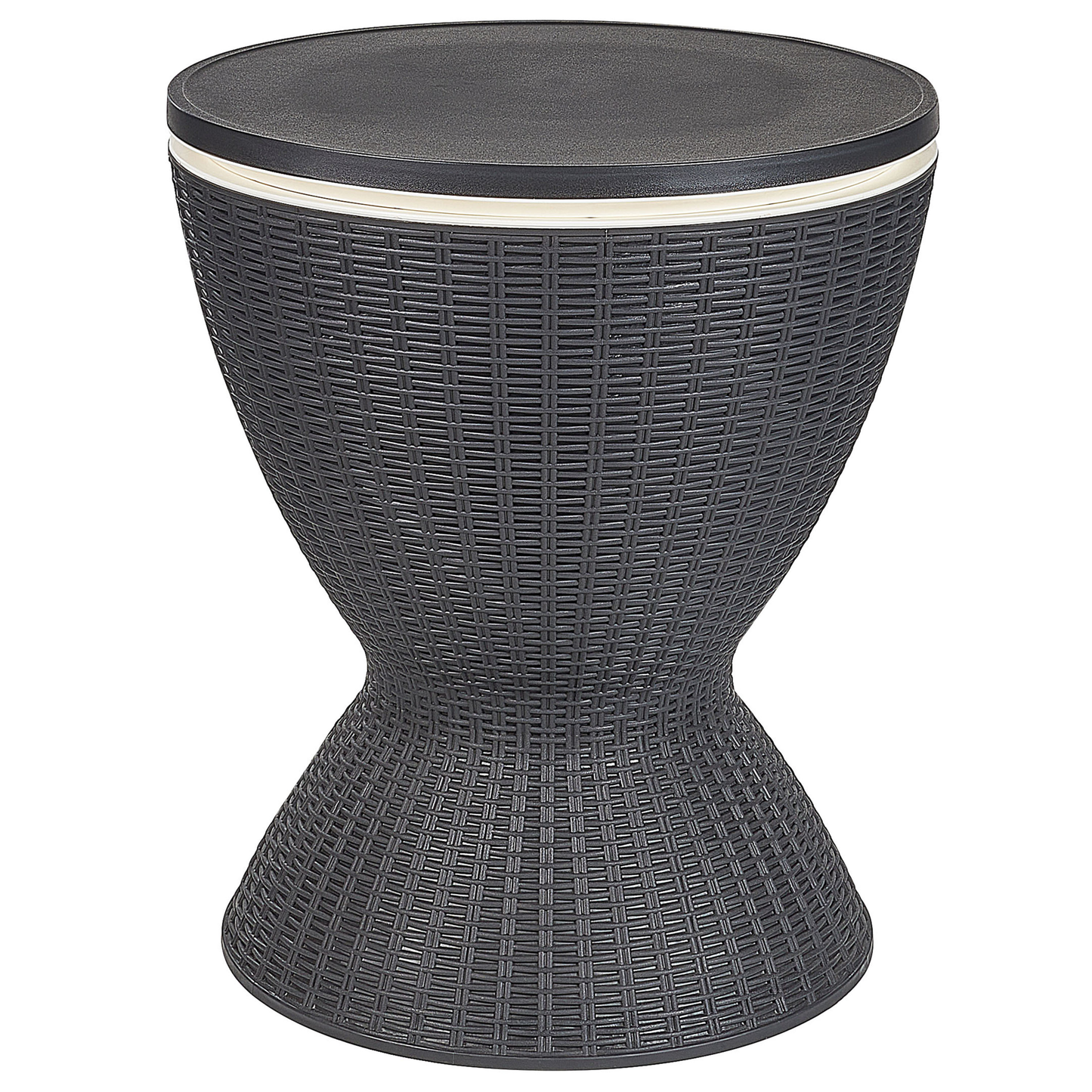 Kühlbar AISA 49 cm 49 cm Holzoptik Schwarz