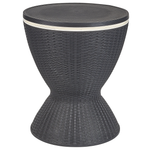 Kühlbar AISA 49 cm 49 cm Holzoptik Schwarz