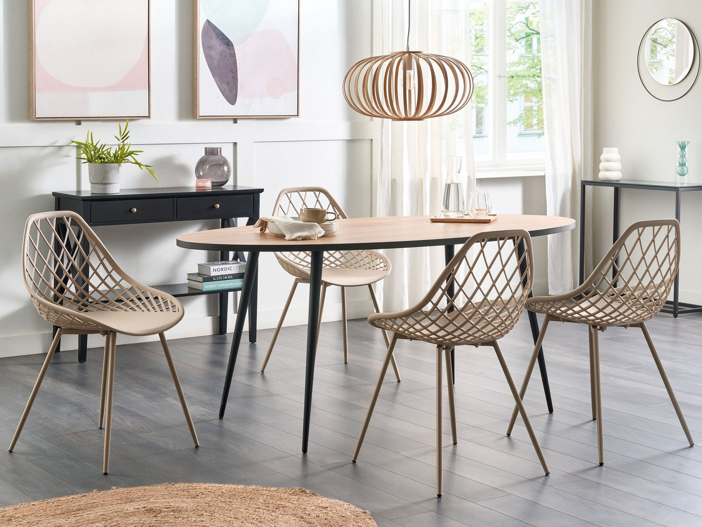 Esszimmerstuhl 2er Set CANTON II Beige