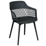 Esszimmerstuhl 2er Set ALMIRA Schwarz