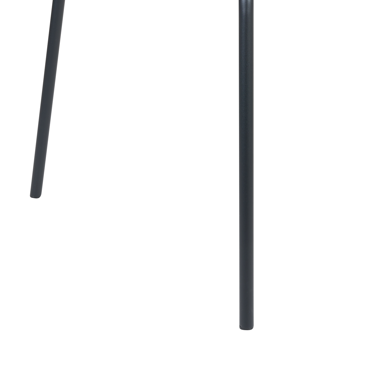 Esszimmerstuhl 2er Set BOONVILLE Samtstoff Schwarz