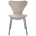 Esszimmerstuhl 2er Set Samtstoff Taupe BOONVILLE