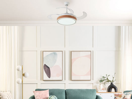 Deckenventilator mit Licht FREMONT mit Fernbedienung Weiss