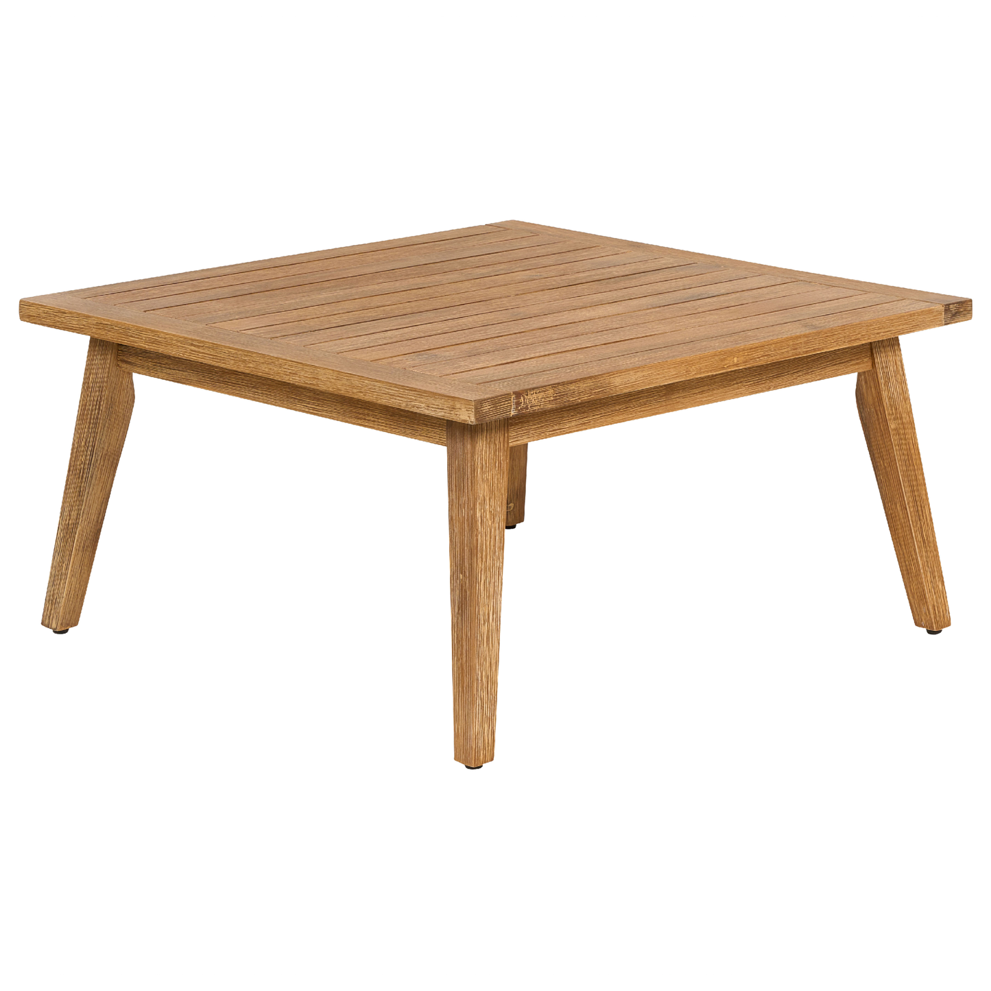 Garten Ecksofa mit Tisch 5-Sitzer ALCAMO linksseitig Akazienholz Beige