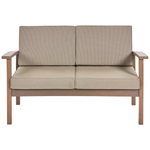 Lounge Set mit Tisch 4-Sitzer MANILA Akazienholz Dunkelbraun