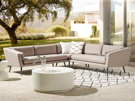 Garten Ecksofa 5-Sitzer LORETELLO Beige