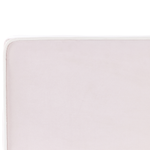 Polsterbett Samtstoff pastellrosa Lattenrost 90 x 200 cm TEENIE