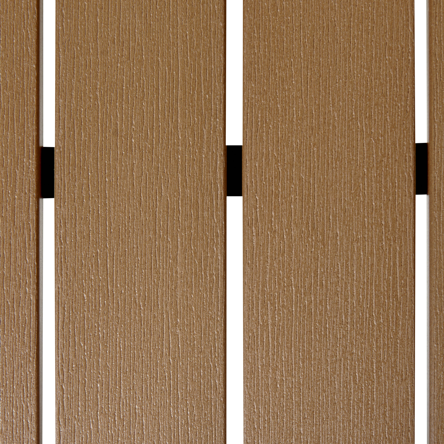 Gartenmöbel Set mit Bänken 6-Sitzer NARDO Braun / Schwarz