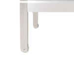 Gartenliege Kunstholz schwarz / silber NARDO