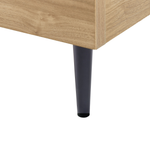 Bett mit Lattenrost Kunstleder LIMANTON 160 x 200 cm Goldbraun